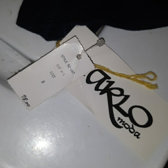 Vintage 1980s Carlo Moda nwt blouse - Picture 4 of 5